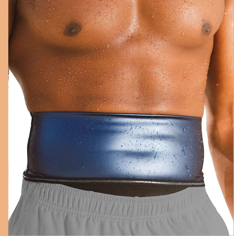 BXVX Waist Trimmer for Men Premium Waist Trainer Sauna Belt Sweat Band Working Out - Image 1